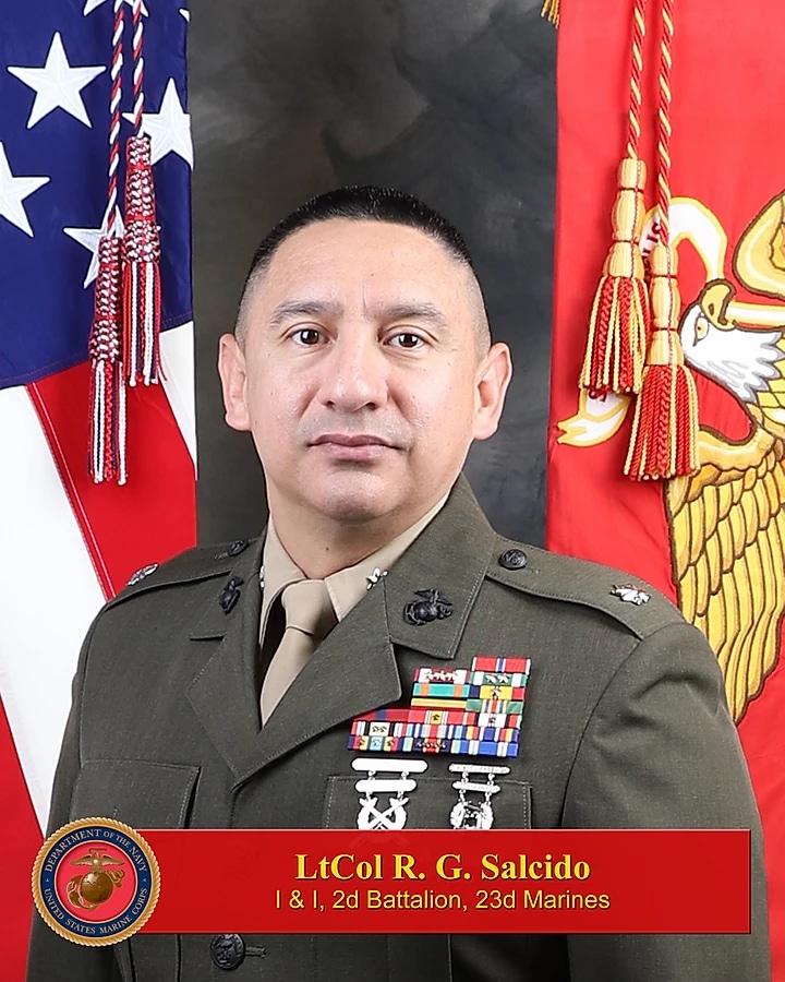LtCol Salcido Portrait